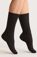 Nordstrom Rib Merino Wool Blend Crew Socks
