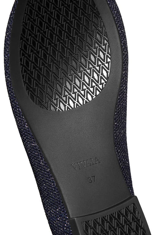 Vivaia Round-toe Embroidered Loafers In Blue