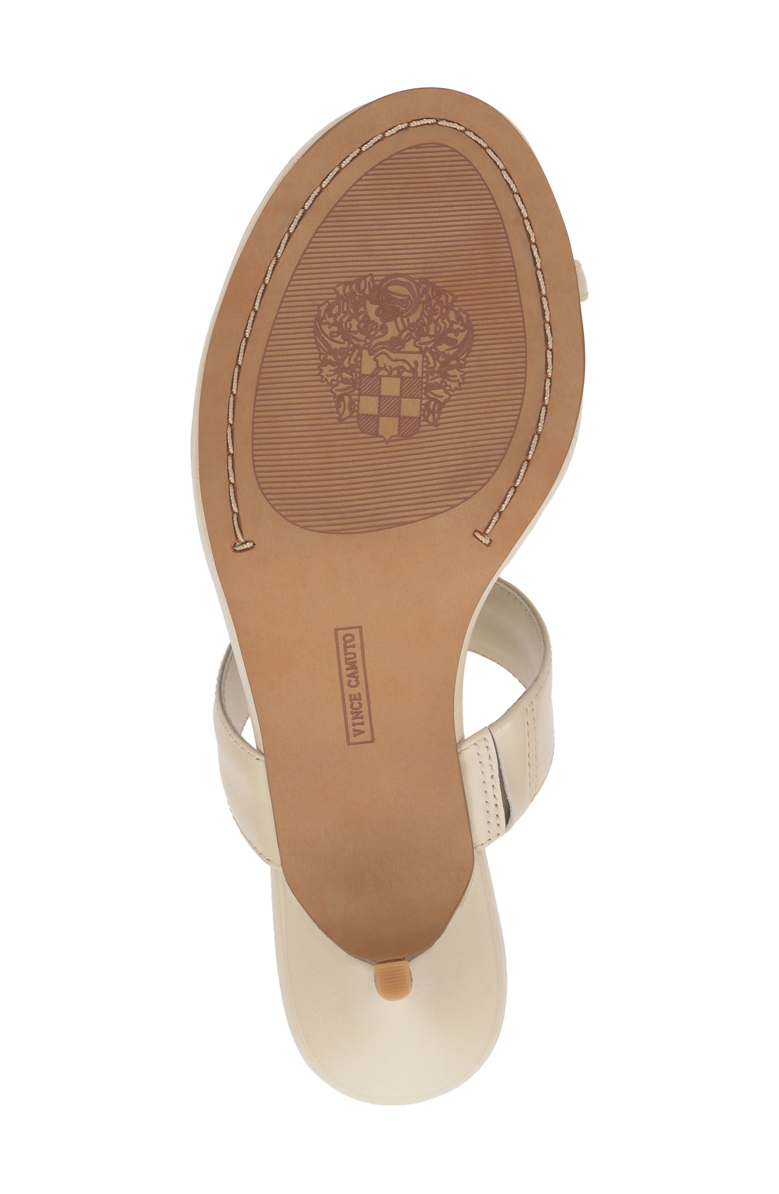 Kimena Toe Loop Sandal, Alternate, color, PANNA CREME ECOSHE