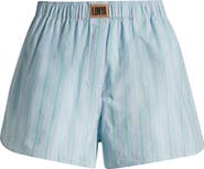 Lunya Airy Cotton Boxer Pajama Shorts