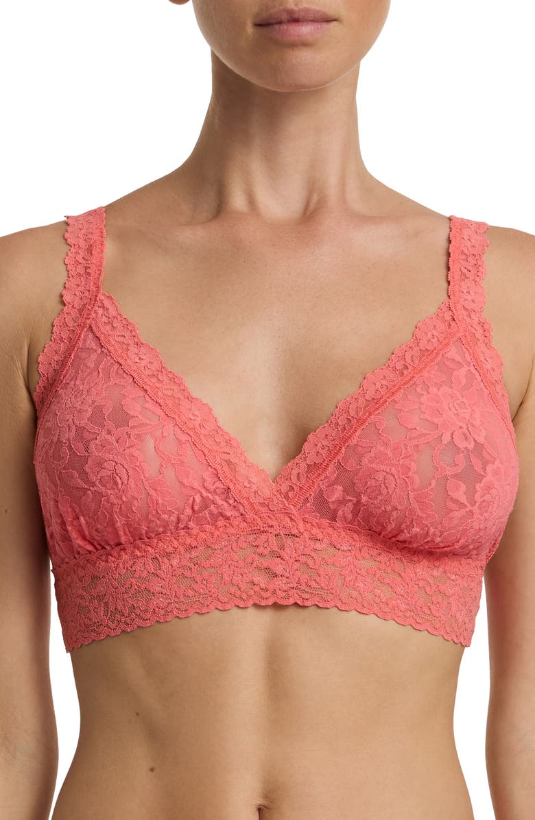 Hanky Panky Signature Lace Bralette, Main, color, Paloma Pink