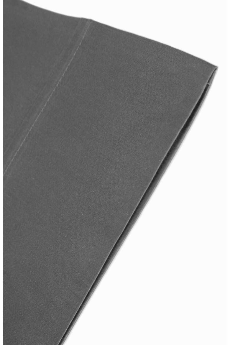 Pleat Detail 400 Thread Count Sheet Set with Bonus Pillowcases, Alternate, color, DARK GREY