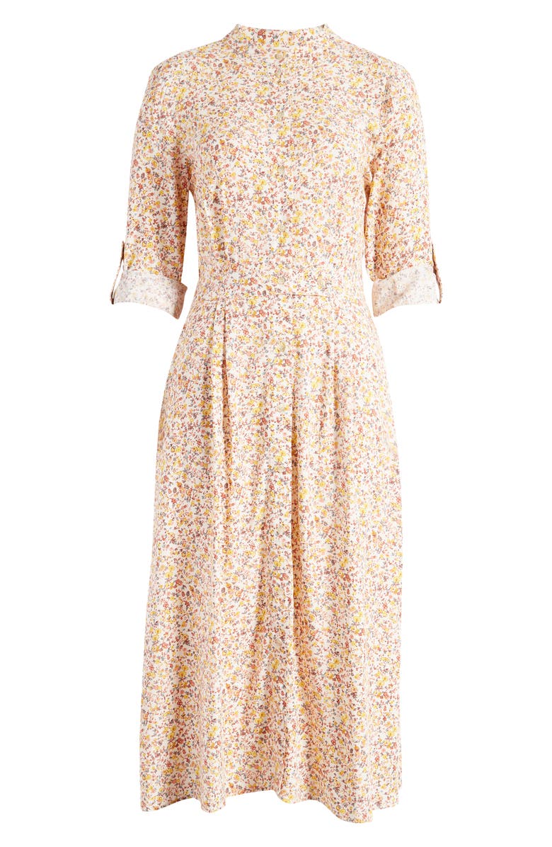 Court & Rowe Woodland Ditzy Long Sleeve Midi Shirtdress, Alternate, color,