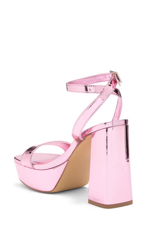 Abound Monica Block Heel Platform Sandal In Pink Metallic