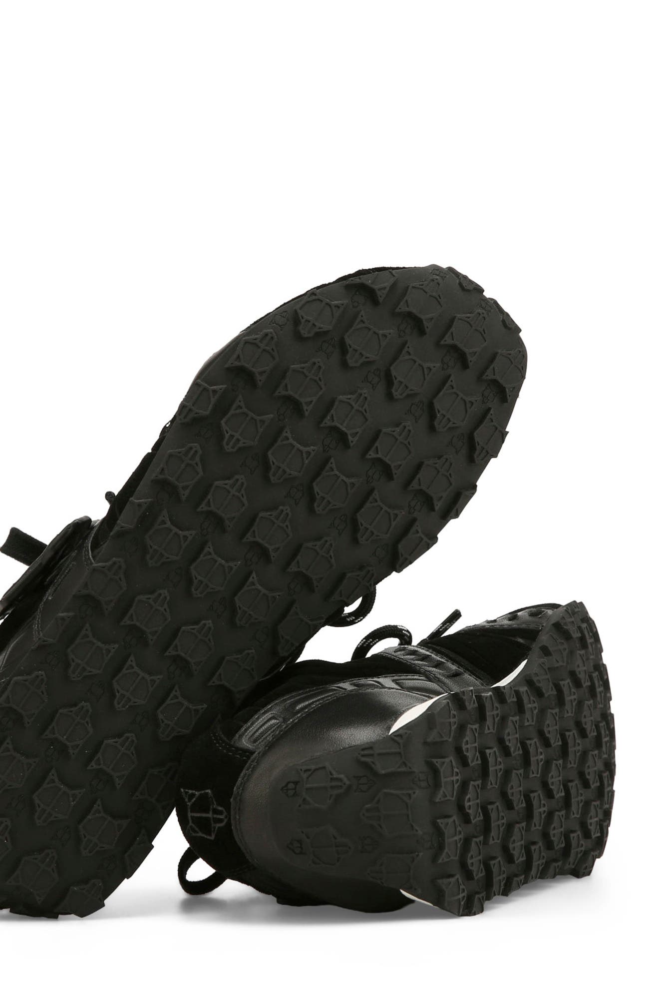 Naked Wolfe Lapse Brown Suede, Alternate, color, Black