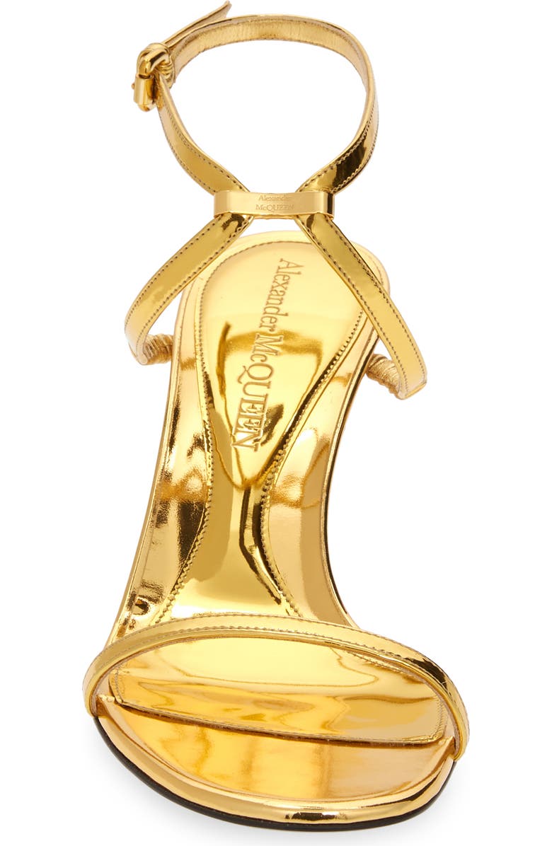 McQueen Naked Armadillo Sandal, Alternate, color,