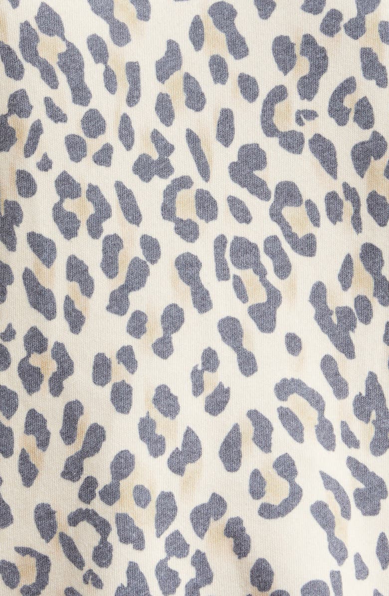 Sol Angeles Cheetah Stripe Cotton Blend Lounge Sweatshirt, Alternate, color, 