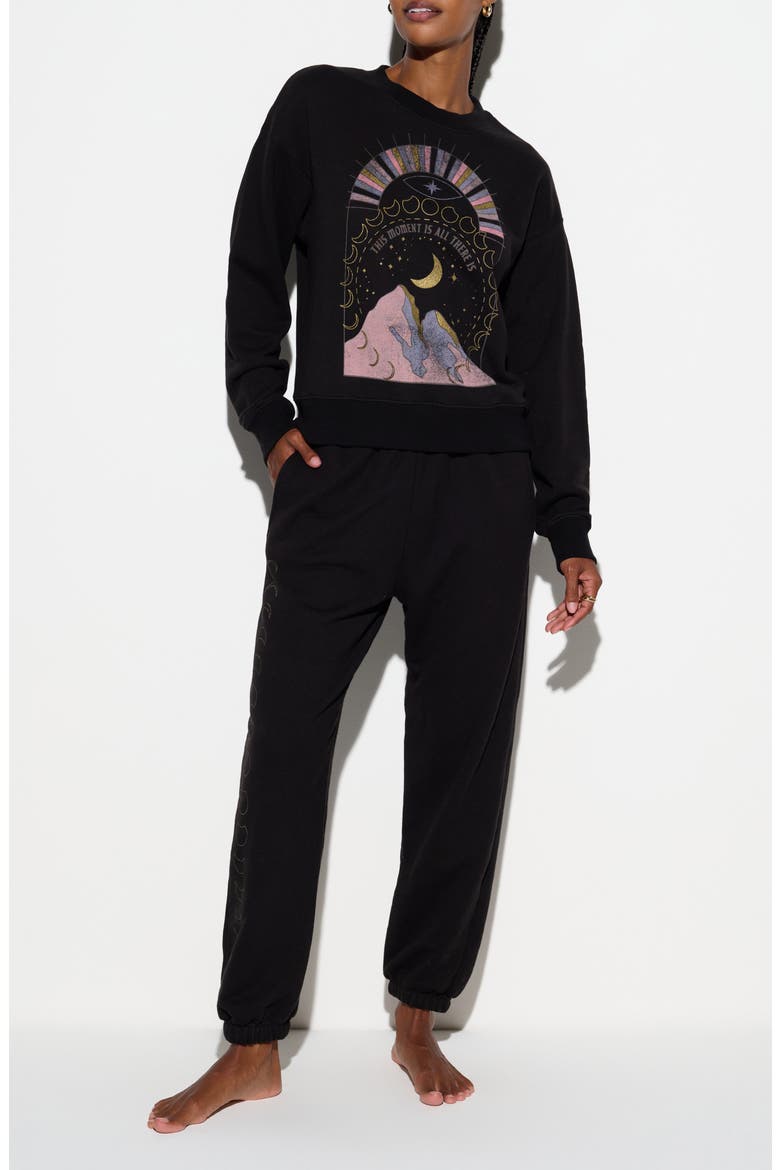 This Moment Sublime Cotton Blend Sweatshirt, Alternate, color, BLACK