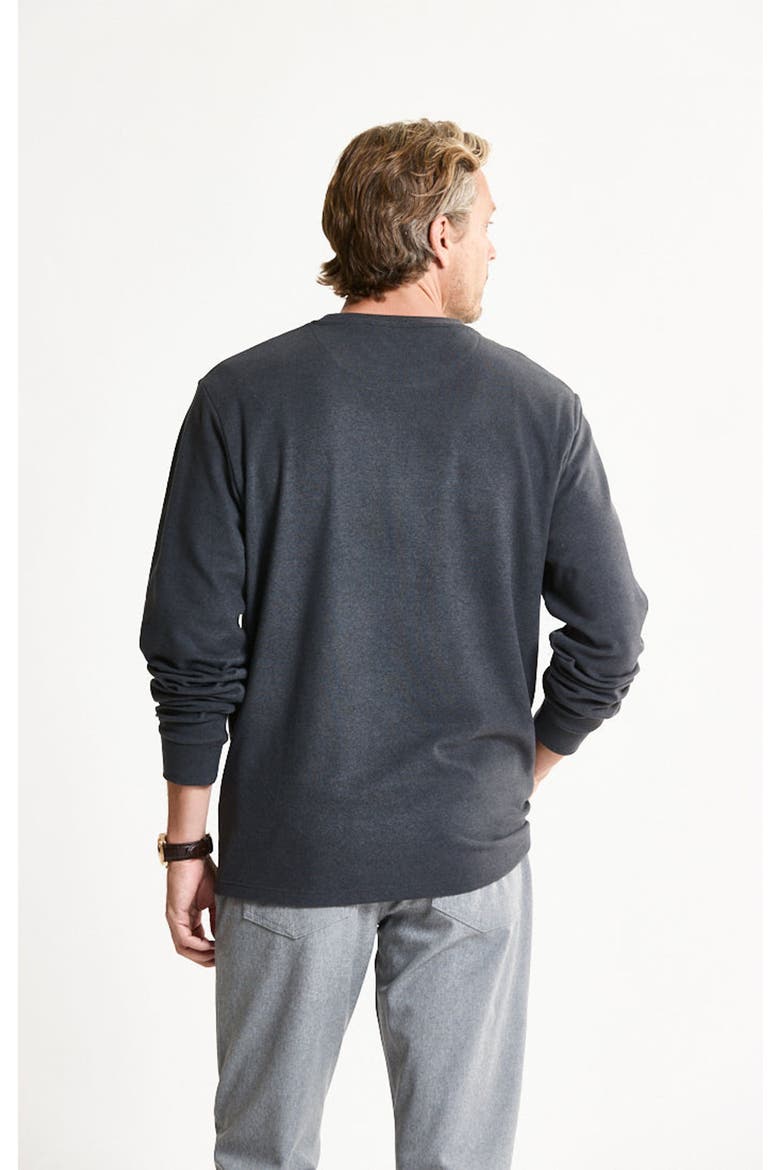 Ultra Soft Heather Knit Crewneck Sweatshirt, Alternate, color, BLACK