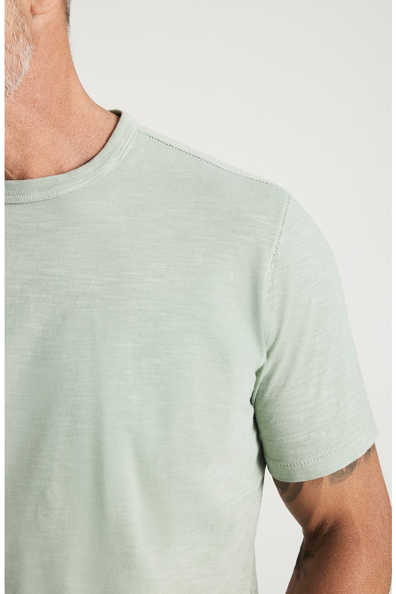Slub Cotton Crewneck T-Shirt, Alternate, color, ICEBERG GREEN