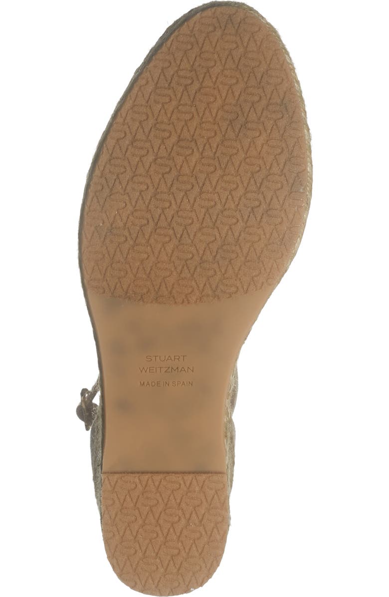 Stuart Weitzman Distia Espadrille Wedge Sandal, Alternate, color, Natural