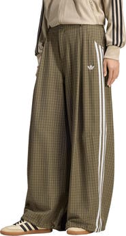 adidas Originals Check Wide Leg Trousers