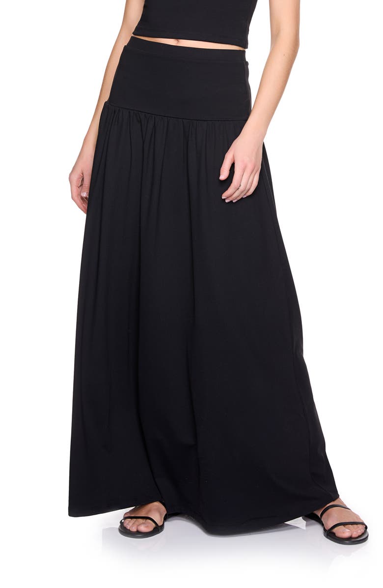 Susana Monaco Low Rise Maxi Skirt, Alternate, color, 