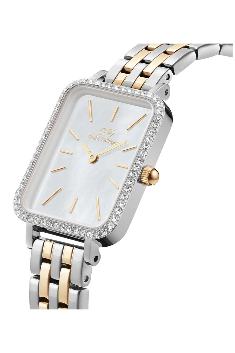 Quadro Bracelet Watch, 20mm x 26mm, Alternate, color, GOLD