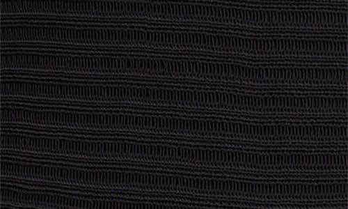 Alaïa Sleeveless Ruffled Ladder Knit Maxi Dress In Black
