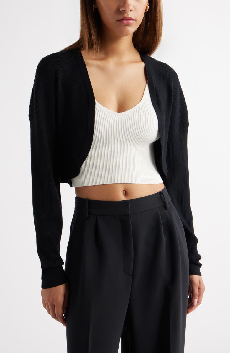 Open Edit Bolero Cardigan, Main, color, 