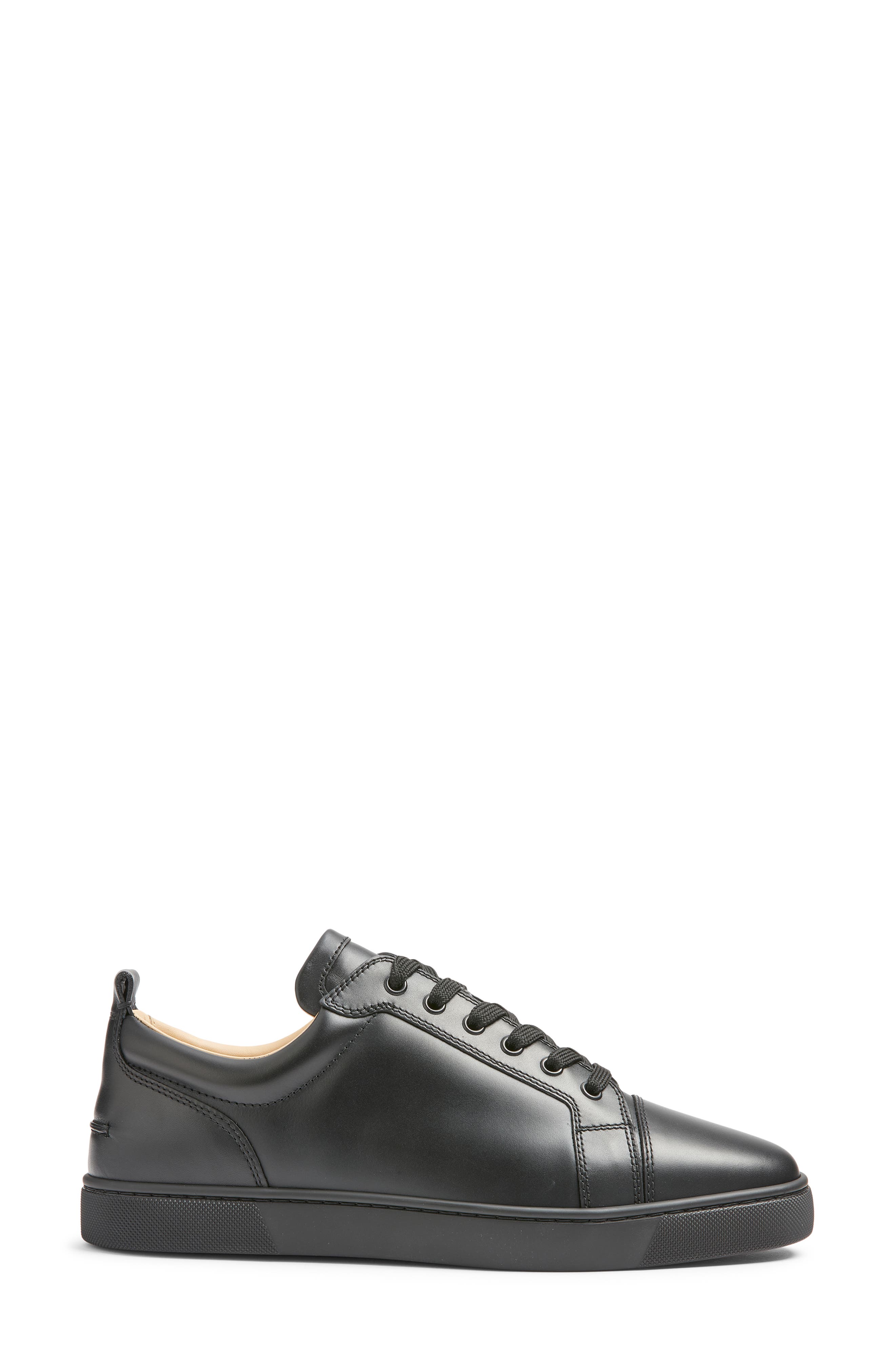 Christian Louboutin Louis Junior Sneaker, Alternate, color, Cm53-Black/ Black
