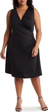 BY DESIGN Mila Sleeveless Side Ruched Dress