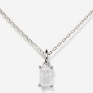 Little Sky Stone Silver Birthstone Necklace