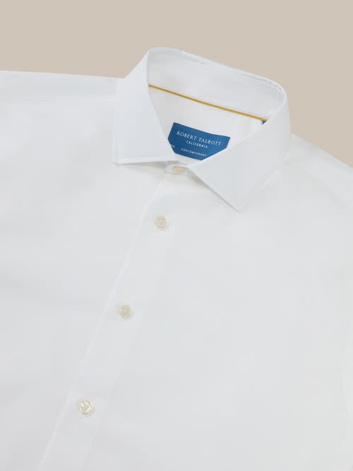 Robert Talbott Reynolds Twill Contemporary Fit Shirt In White