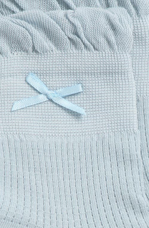 Casa Clara Lily Seamed Tights In Blue