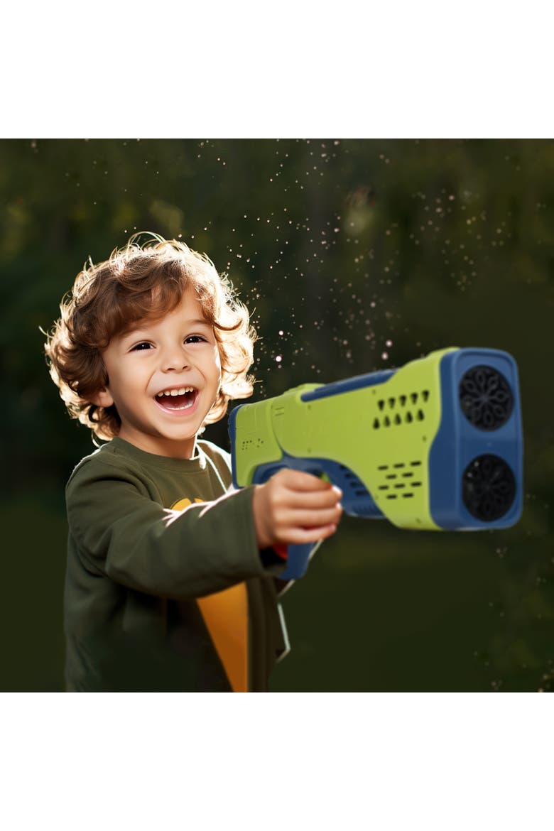 15 Inch Dual Barrels Mega Bubble Blaster, Alternate, color, Multicolored