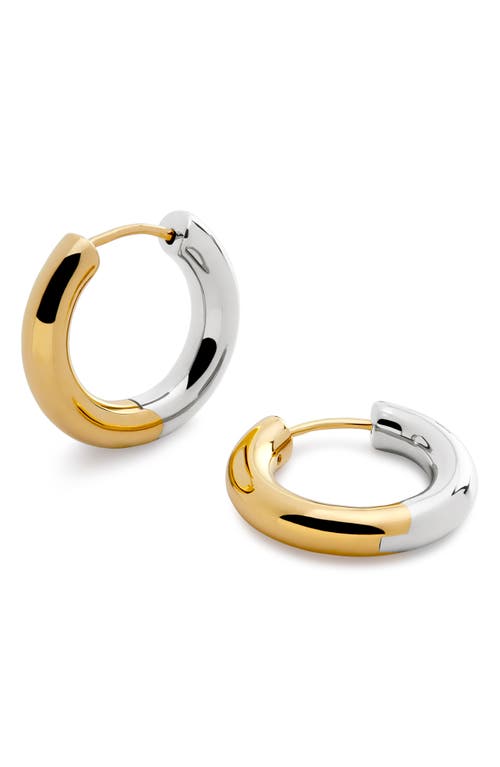 Monica Vinader Small Essential Tube Huggie Hoop Earrings