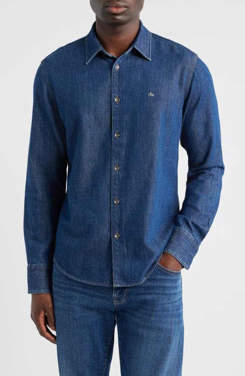Tomlin Denim Button-Up Shirt