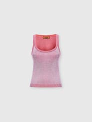 Missoni Tank Top In Viscose Lamé