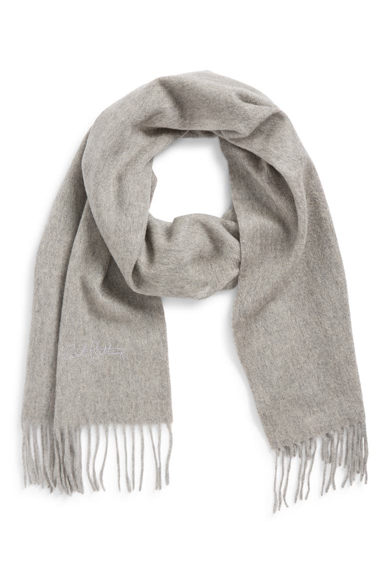 Lost in Warmth Cashmere Scarf, Main, color, GREY