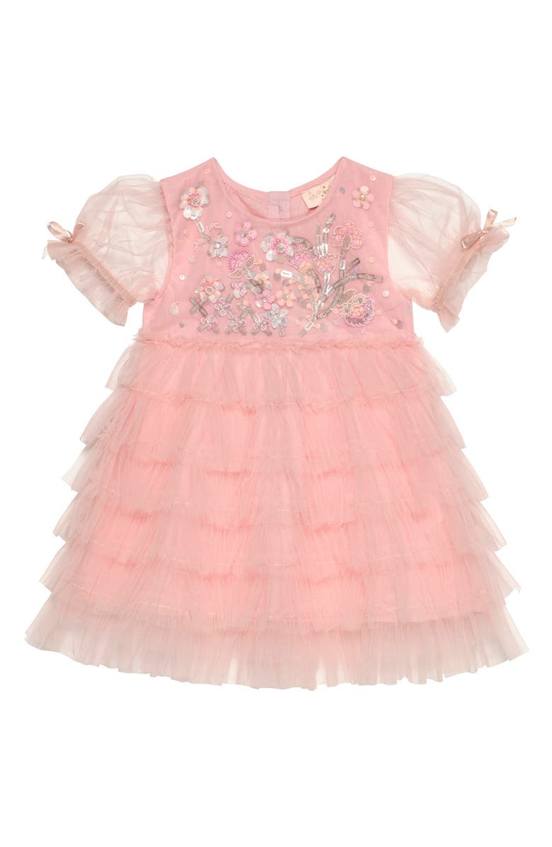 Tutu Du Monde Bebe Gardens Gate Bead Detail Tulle Tutu Dress, Main, color,