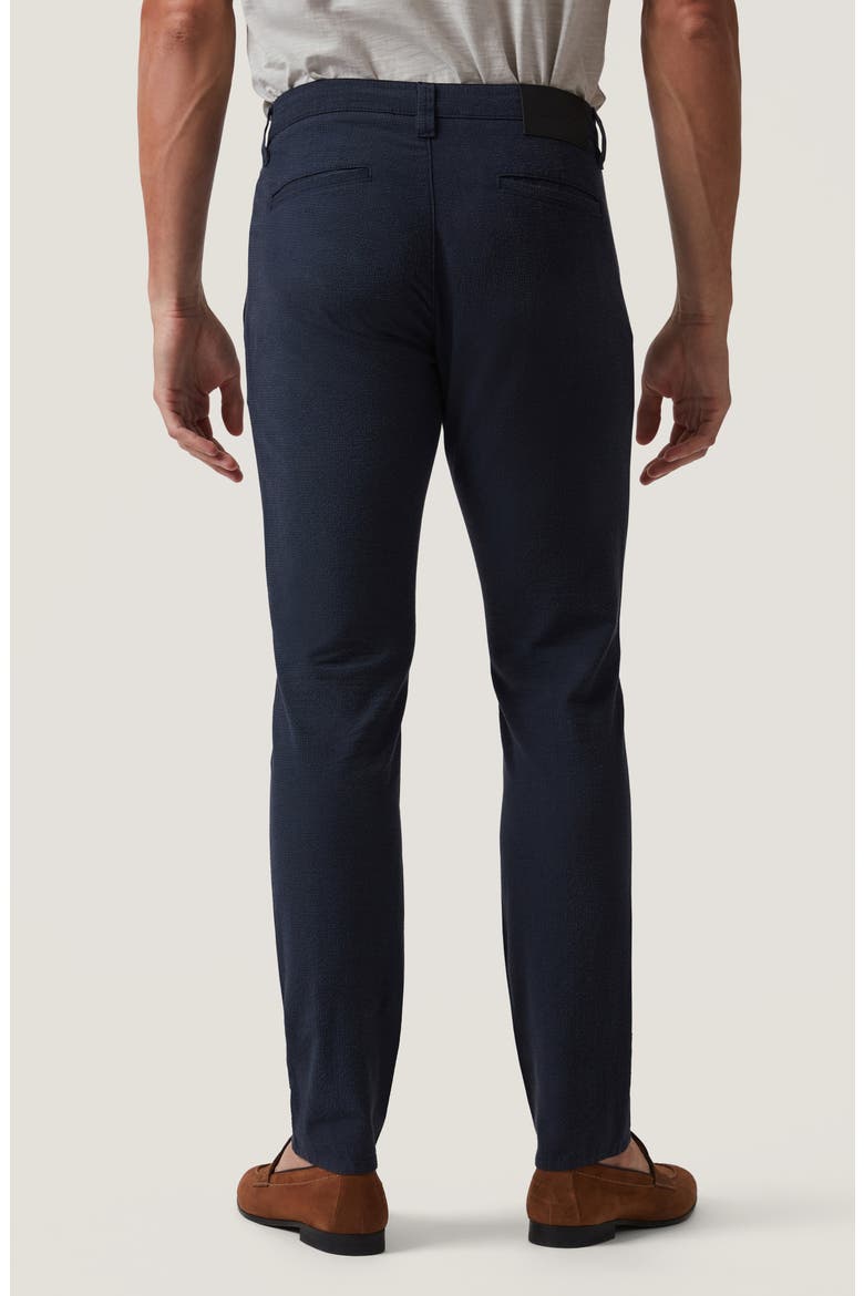 Verona Seersucker Slim Straight Leg Chinos, Alternate, color, NIGHT SEERSUCKER KONA