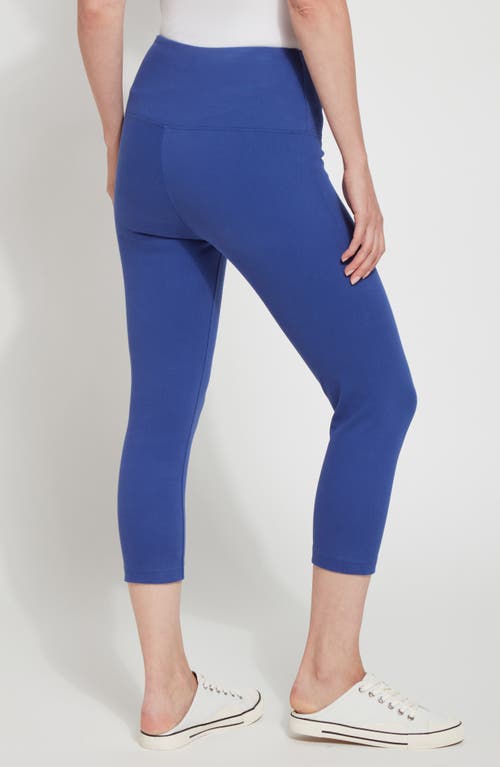 Lyssé Denim Capri In Ultra Blue