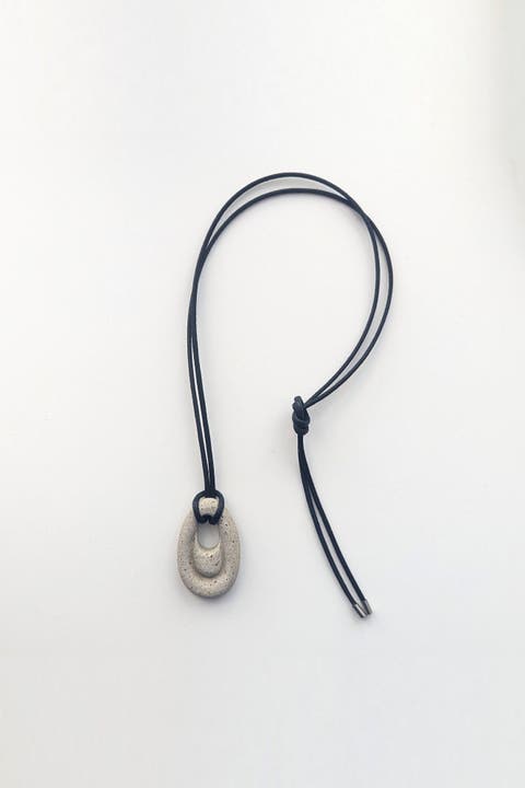 Ripple Concrete Necklace