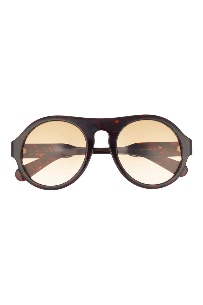 54mm Round Sunglasses, Main, color, HAVANA HAVANA BROWN