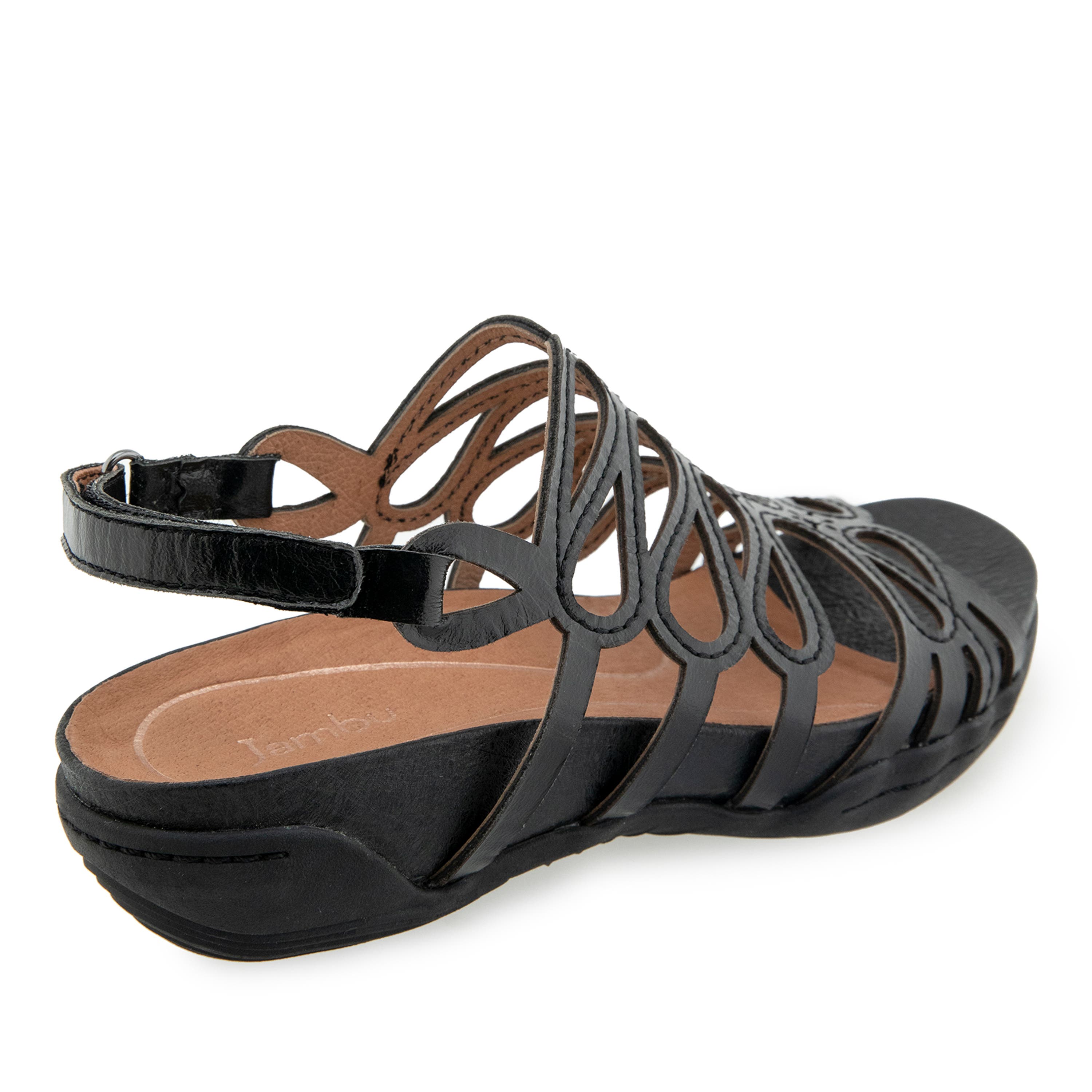 Jambu Miriam Casual Flat Sandal, Alternate, color, Oil Black