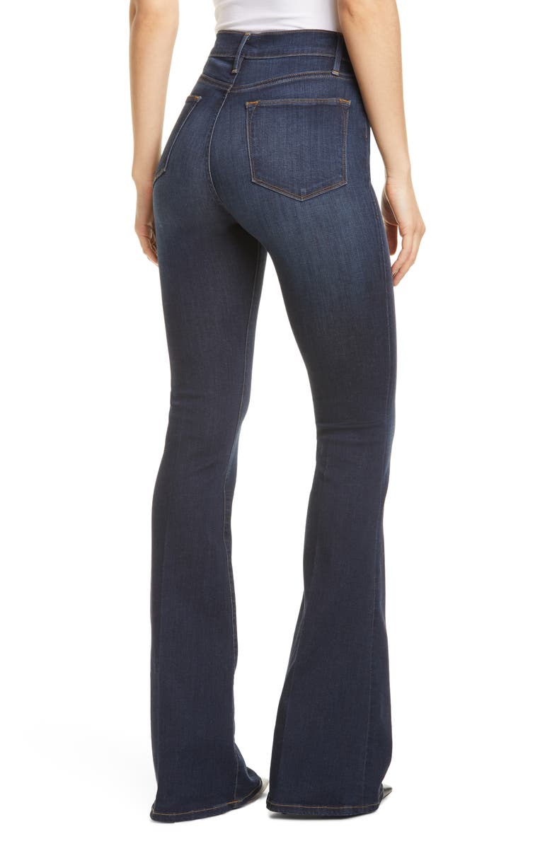 FRAME Le High Waist Flare Jeans, Alternate, color,