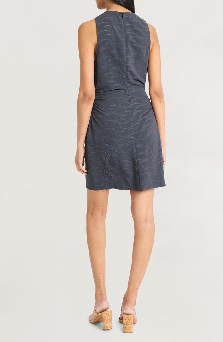 The Good Journey Tidal Waves Minidress, Alternate, color, Charcoal