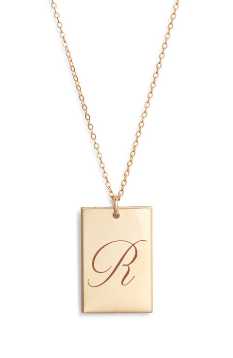 Stella Initial Pendant Necklace