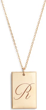 Set & Stones Stella Initial Pendant Necklace