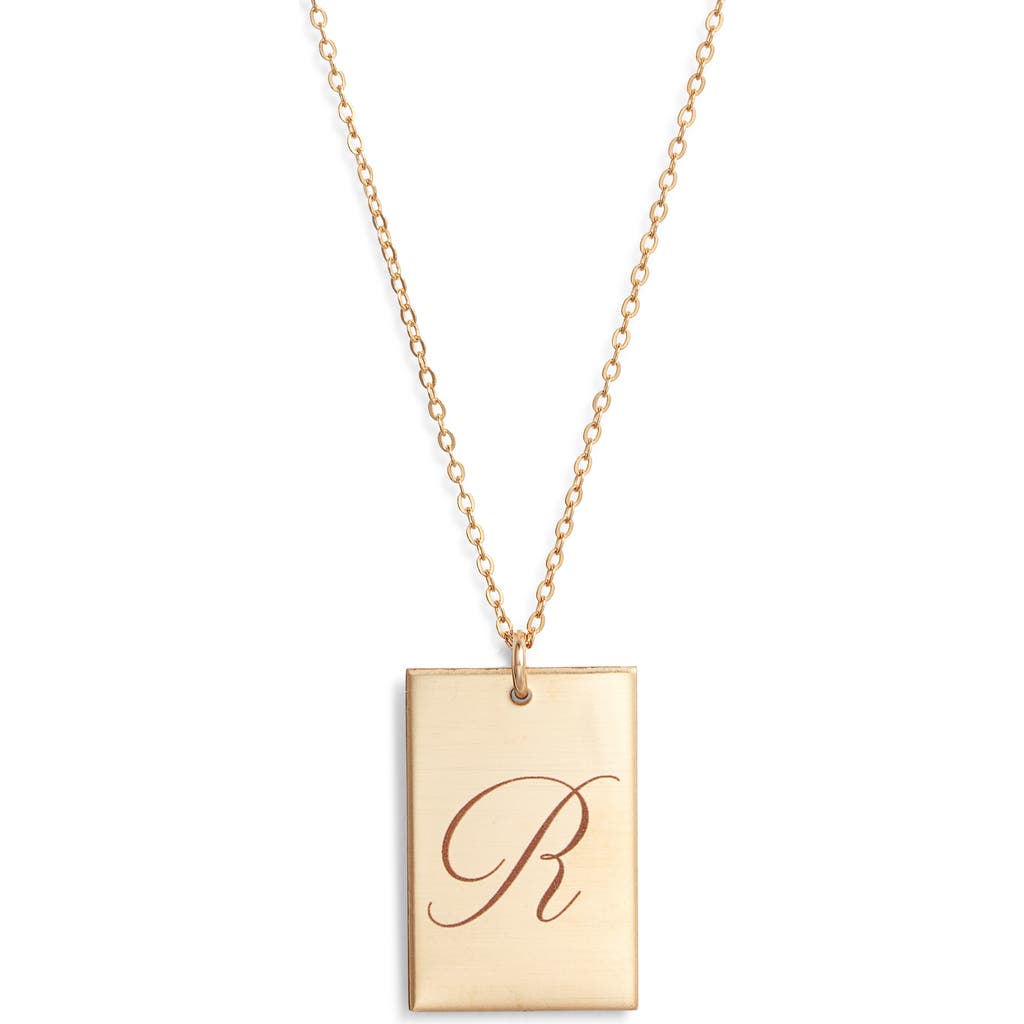 Set & Stones Stella Initial Pendant Necklace