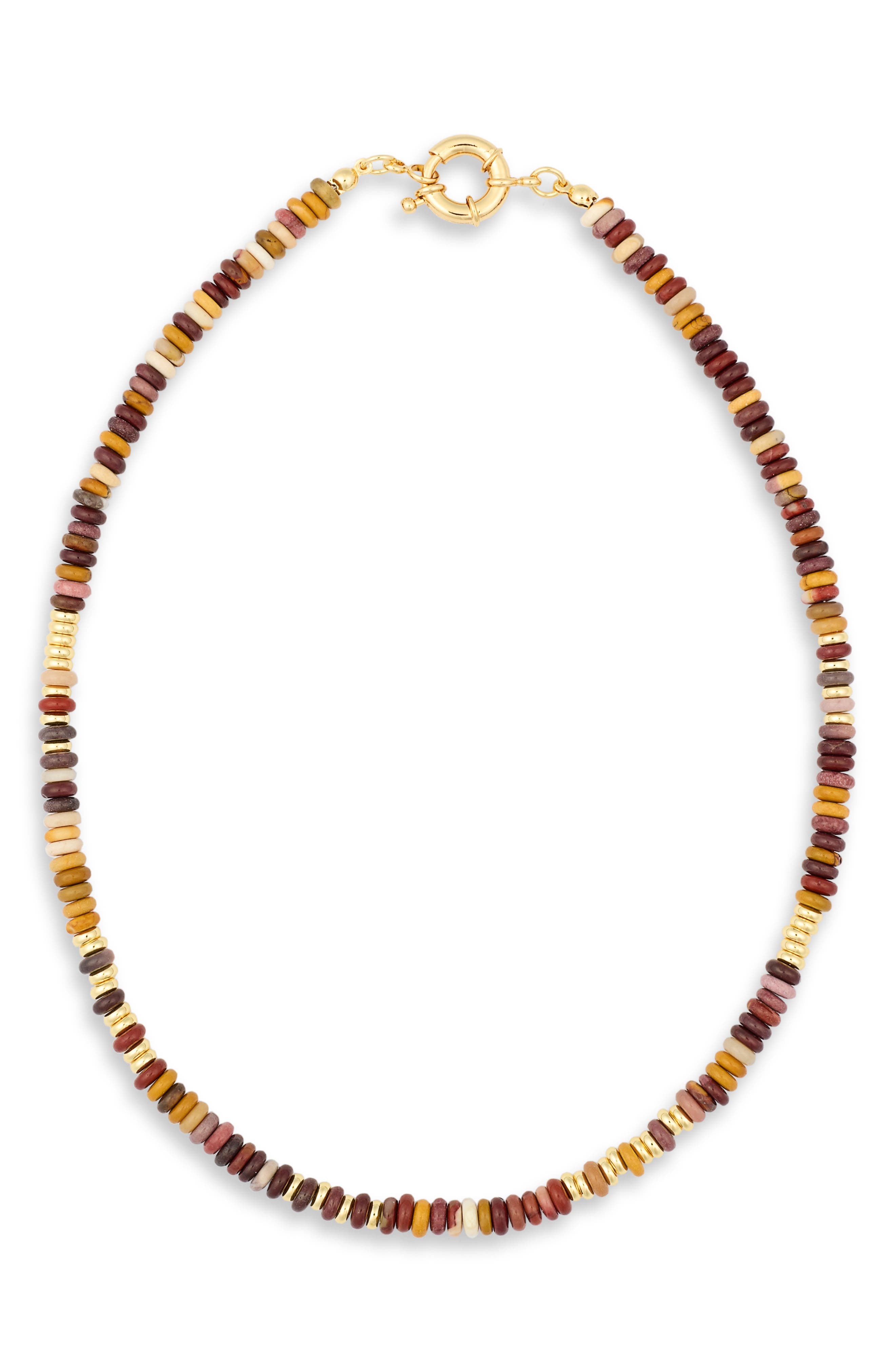 EYE CANDY LOS ANGELES Priya Multicolor Beaded Collar Necklace