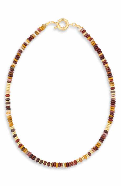 EYE CANDY LOS ANGELES Priya Multicolor Beaded Collar Necklace