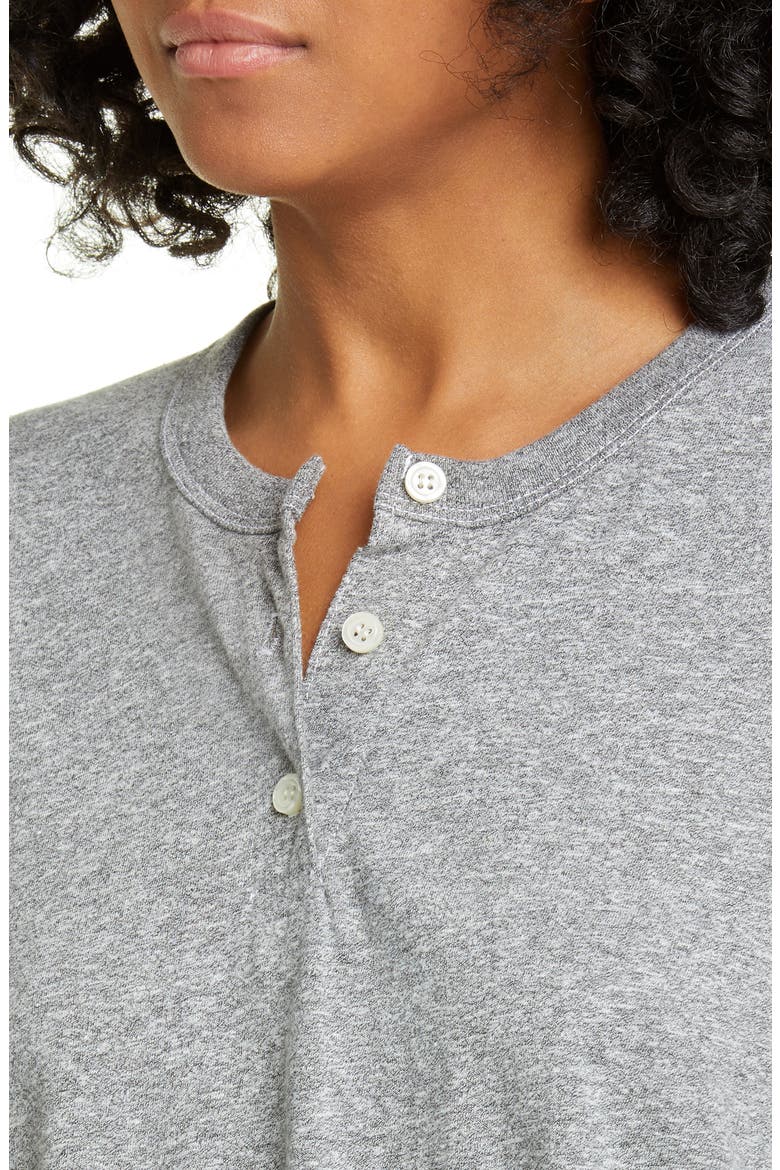 The Shrunken Henley, Alternate, color, HEATHER GREY