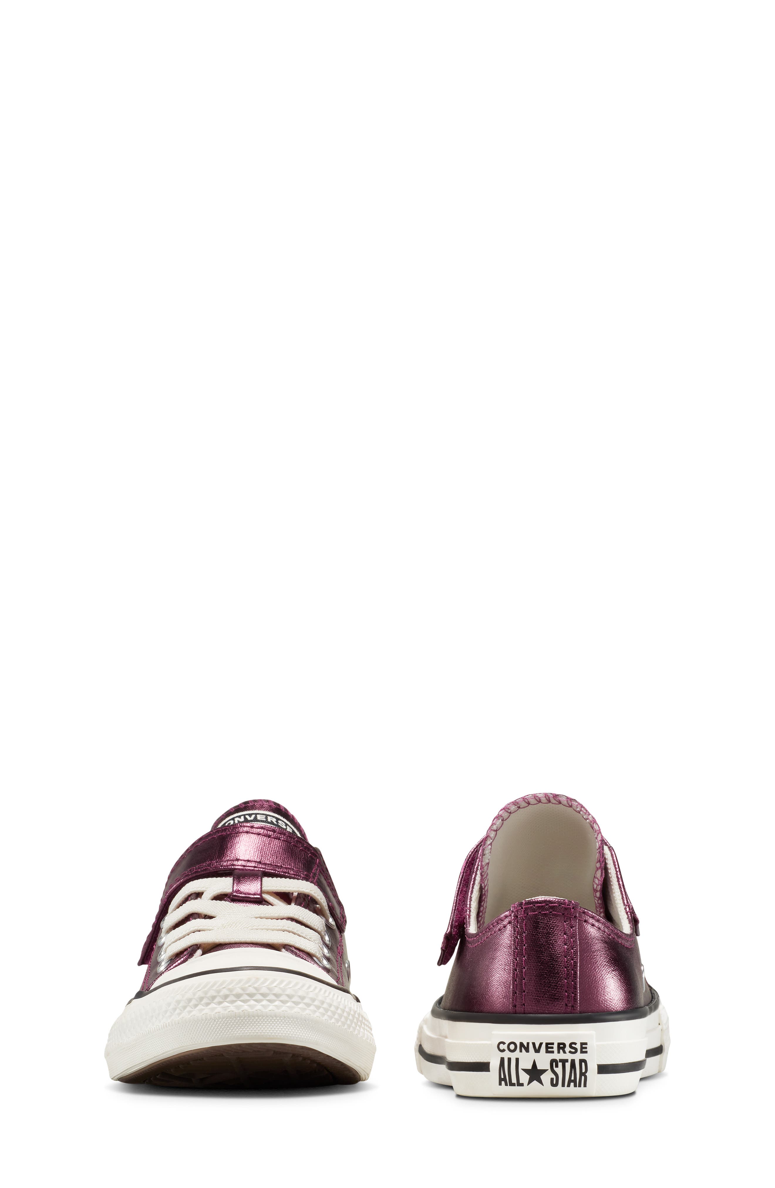 Converse Kids' Chuck Taylor All Star Metallic Canvas Low Top Sneaker, Alternate, color, 