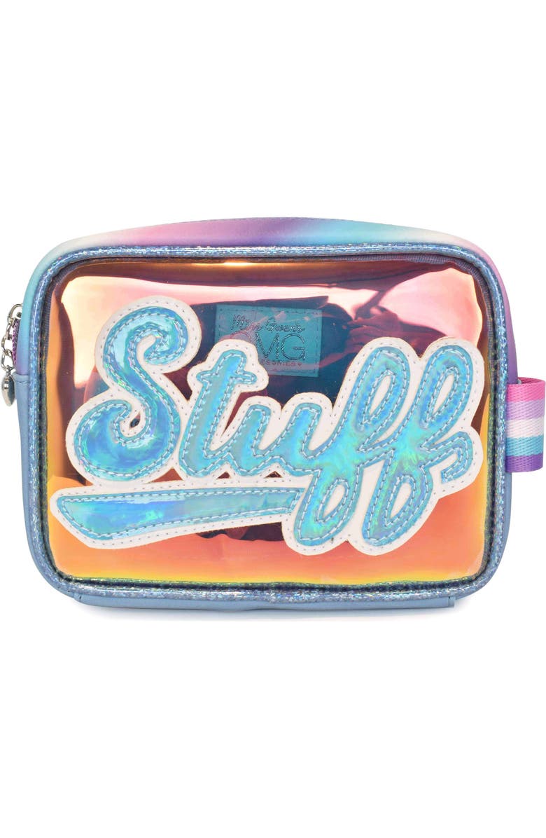 OMG Accessories Kids' Star Denim Backpack & Stuff Pouch Set, Alternate, color,