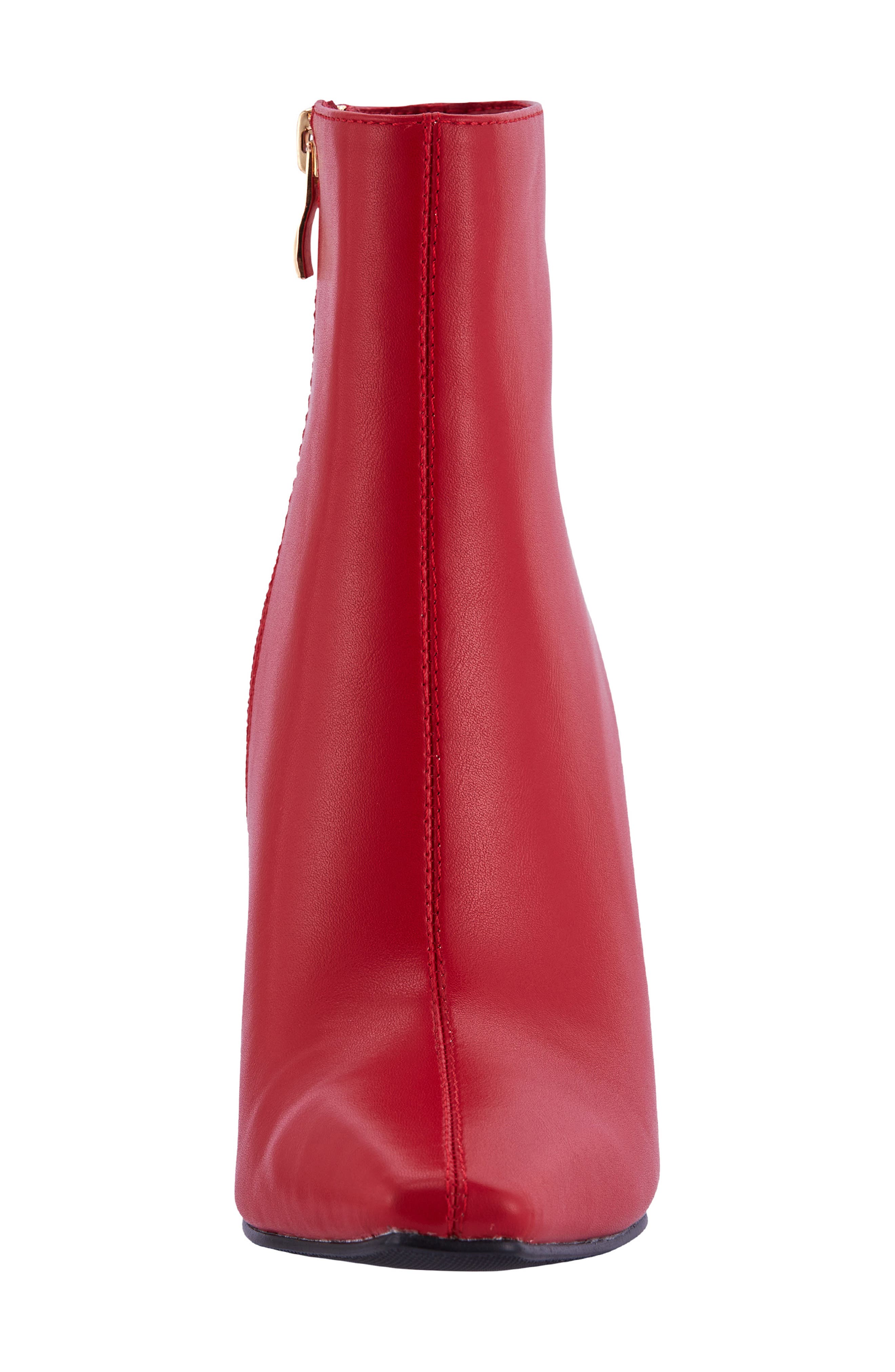 Slinky Coiled Heel Boot, Alternate, color, RED