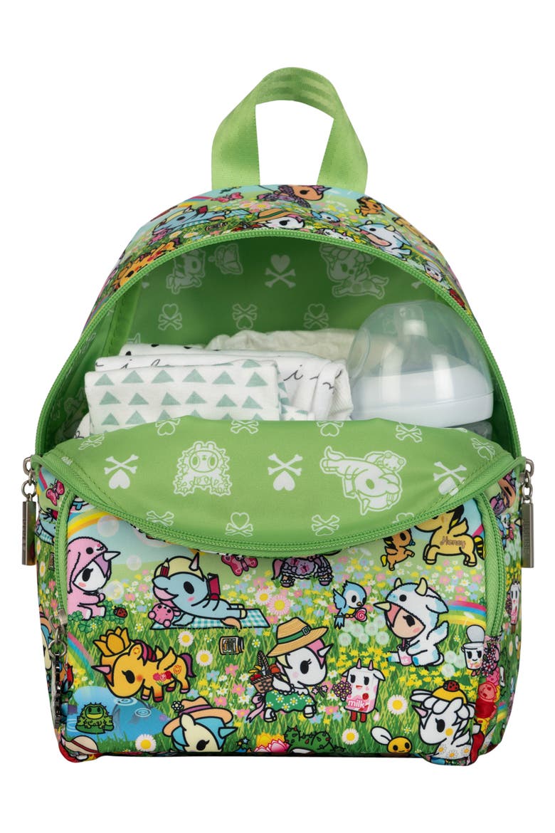Everyday Mini Diaper Backpack, Alternate, color, MEADOW BLOOMS