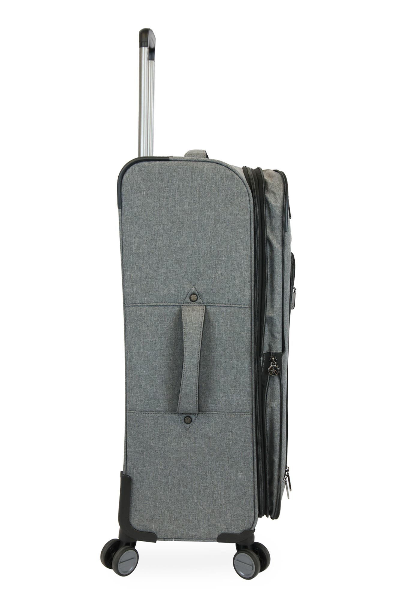 Original Penguin Hedge XL 3-Piece Softside Luggage Set, Alternate, color, Grey Crosshatch