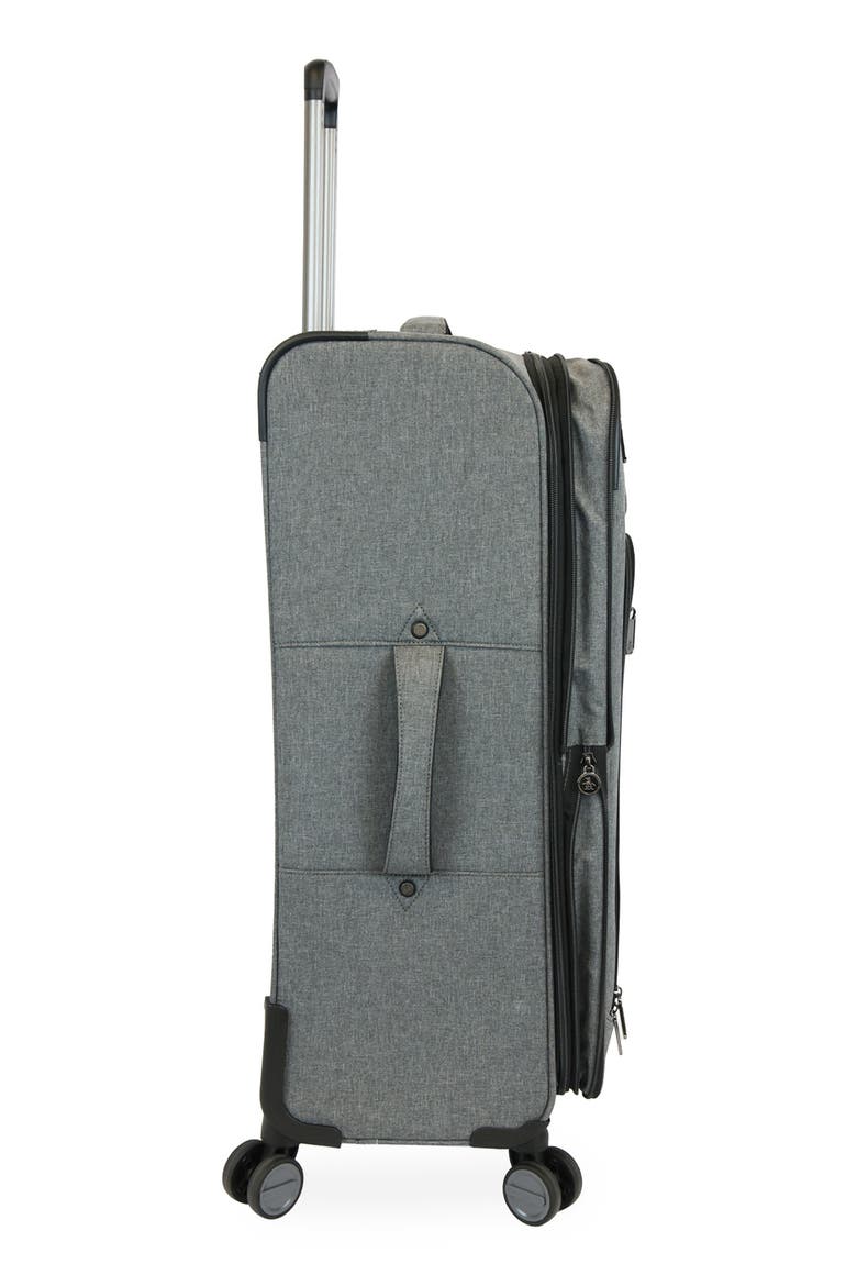 Hedge XL 3-Piece Softside Luggage Set, Alternate, color, GREY CROSSHATCH